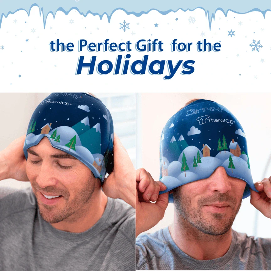 TheraICE Headache Hat – Soothing Migraine Relief Cap with Cold & Hot Therapy