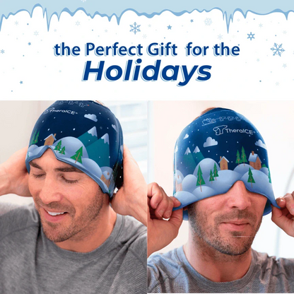 TheraICE Headache Hat – Soothing Migraine Relief Cap with Cold & Hot Therapy